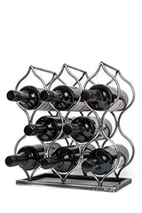 Will's Tabletop Wine Rack - Imperial Trellis (8 Bottle, Silver)